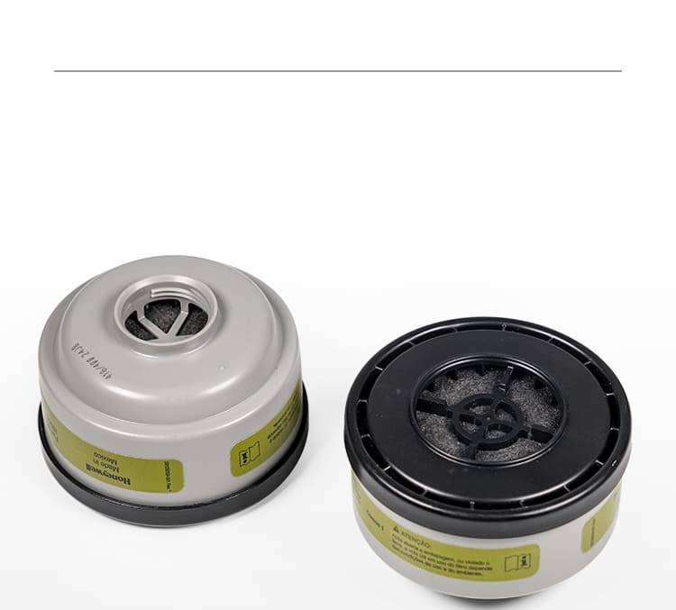 霍尼韦尔（Honeywell） 75SC Defender 滤毒盒 (2个/对、防有机气体及蒸气，无机气体)（如：氯气，氰化氢），酸性气体，碱性气体，甲醛，硫化氢（逃生）